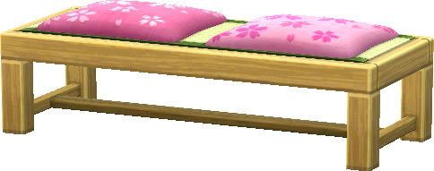 panchina cuscini sakura