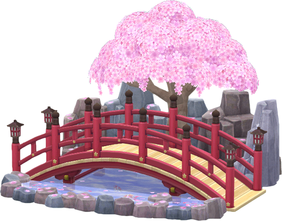 puente de jardín cerezal