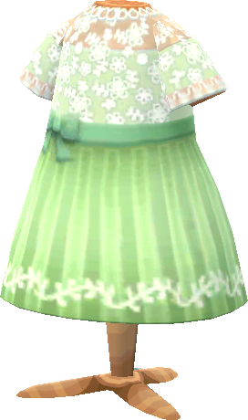 vestido adorable verde