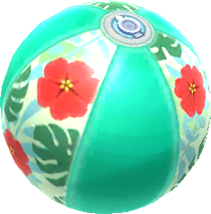 Blumenstrandball (grün)
