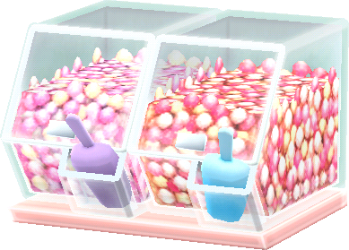 boîte bonbons rose