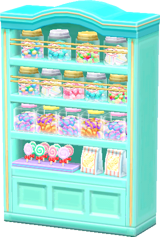confectionery shelf A