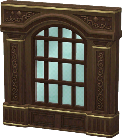 brown window partition