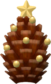 piña festiva marrón