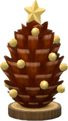 Braun-Tannenzapfenbaum