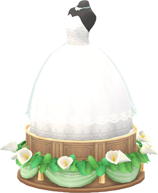 maniquí vestido de boda