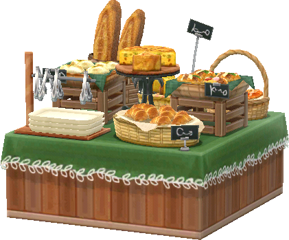 baked-goods display