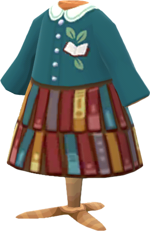 bookshelf skirt outfit