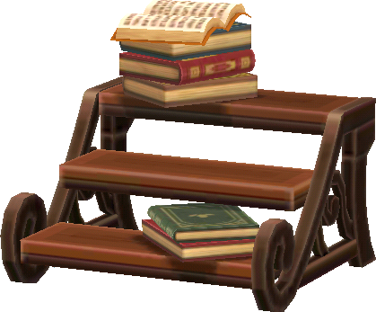 古董圖書館梯凳