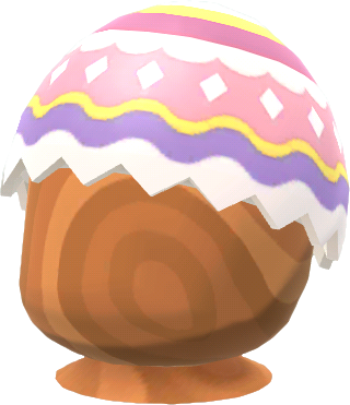 cappello uovo colorato