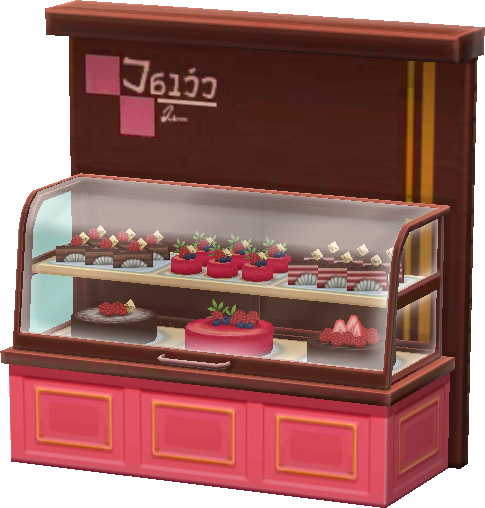 巧克力風蛋糕櫃