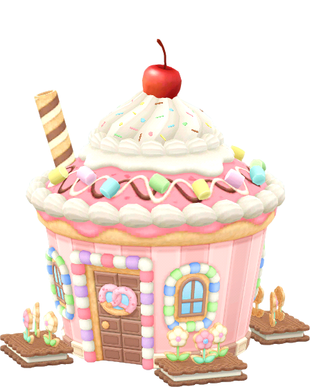 casita de pastel