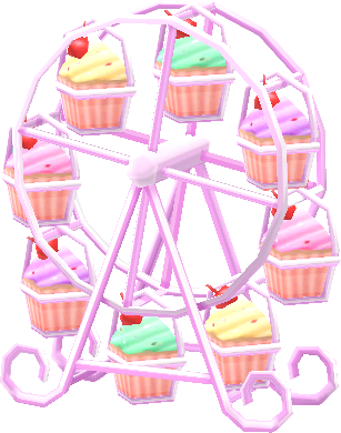 mini ruota con cupcake