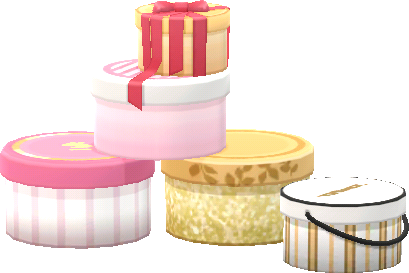 designer hat boxes