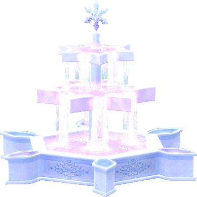 fuente palacio de hielo