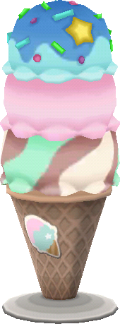 lampada gelato 3 gusti
