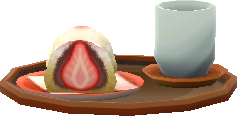 Erdbeer-Mochi-Snack