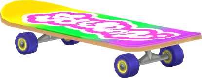 Farbenwelt-Skateboard