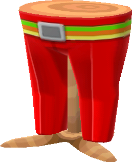 pantalón ancho festivo
