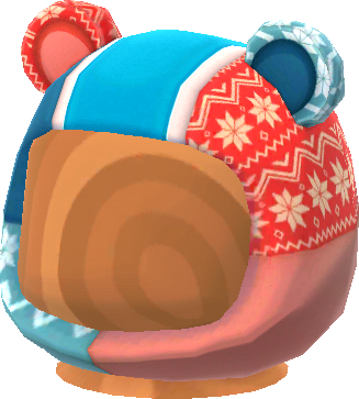 patchwork bear hood