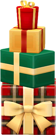 jolly gift boxes stack