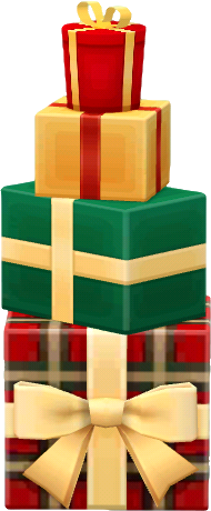 Fröhlich-Geschenkstapel