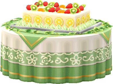 fresh-fruit wedding cake