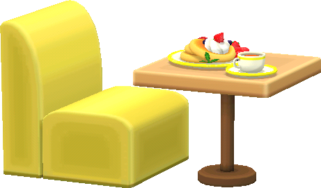 fruity-pancake seating