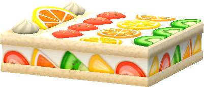 letto torta frutta