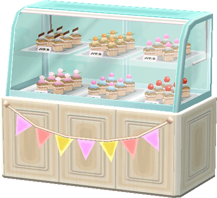 pastry-shop cake case