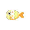 pez huevo amarillo