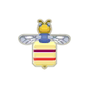 white sandwichbee