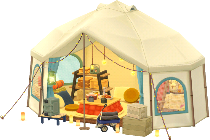 따뜻한 캠프 돔 텐트