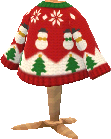 pull d'hiver festif tricoté