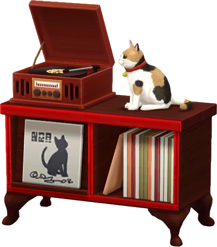 calico record stand