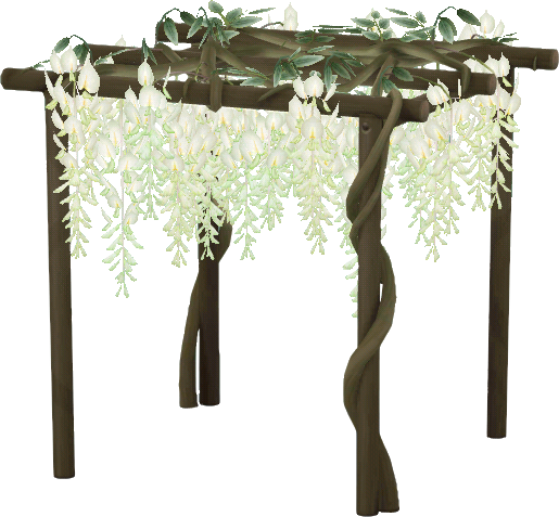 wisteria trellis B