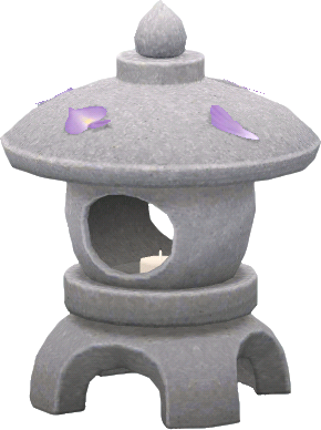 wisteria stone lantern