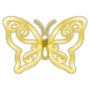 金色纜線蝴蝶