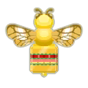 金色三明治蜜蜂