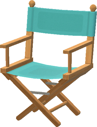 blue BBQ-camp chair
