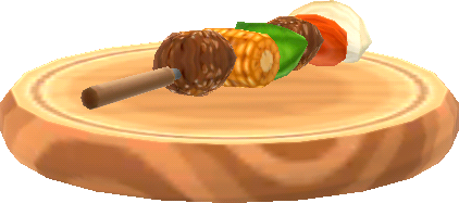 handheld BBQ skewer