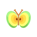 farfalla mela verde