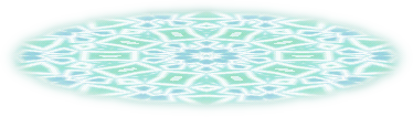 green kaleidoscope rug