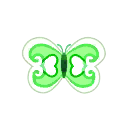 綠色愛心蝴蝶