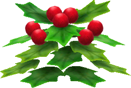 빨간 크리스마스 호랑가시나무