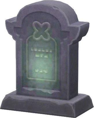 lápida sepulcral oscura