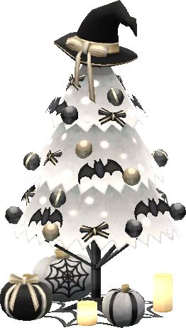 ghostly festive tree
