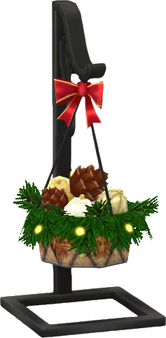cesta festiva con gancio