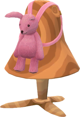 mochila conejo rosa