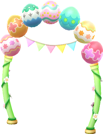 Bunny Day egg arch